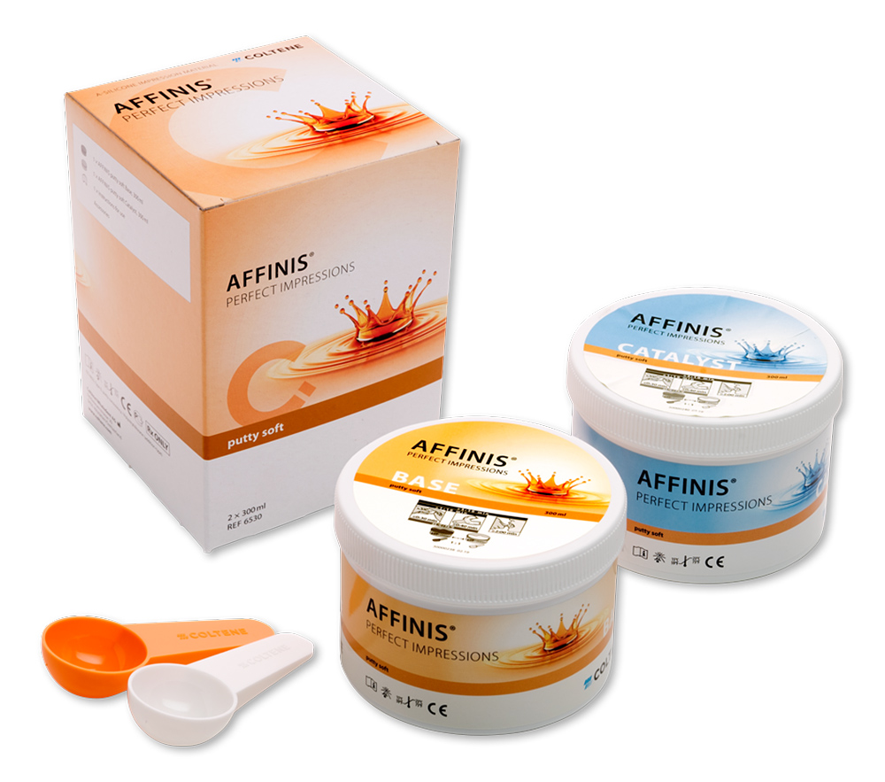 Affinis A-Silicone Impression Material, Putty Pack, Soft Regular Set, 300 ml, Beige, 1/Pk, C6530 thumbnail 10