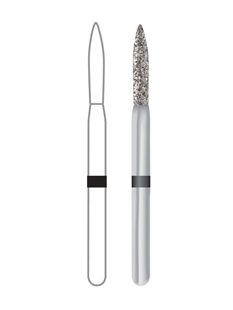 Diamond Bur Friction Grip Super Coarse 862-012SC 5/Pk thumbnail 7