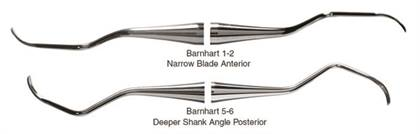 Universal Curette, # 1-2 Barnhart, Narrow Blade Anterior, EagleLite, Resin, 3/8", Purple, 1/Pk, AECB1-2X thumbnail 13