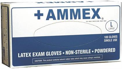 -Ammex XS Latex Gloves (100) product image