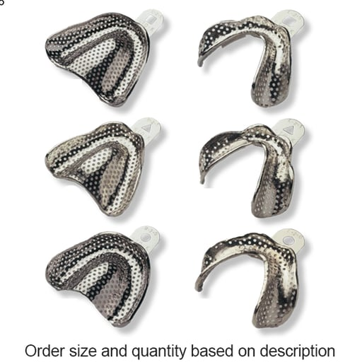 COE® STO-K Solid Metal Impression Trays Set of 23 product image