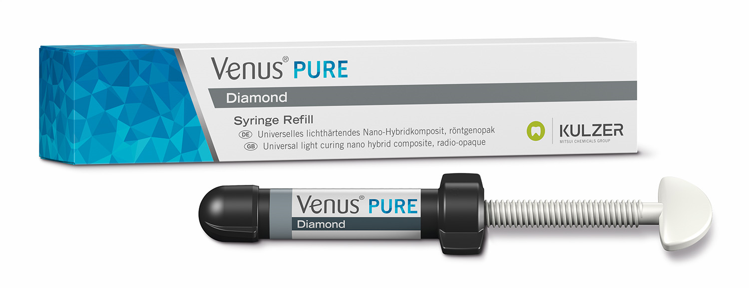 Venus Diamond Universal Composite Pure Dark Universal 4 Gm Refill Syringe thumbnail 8