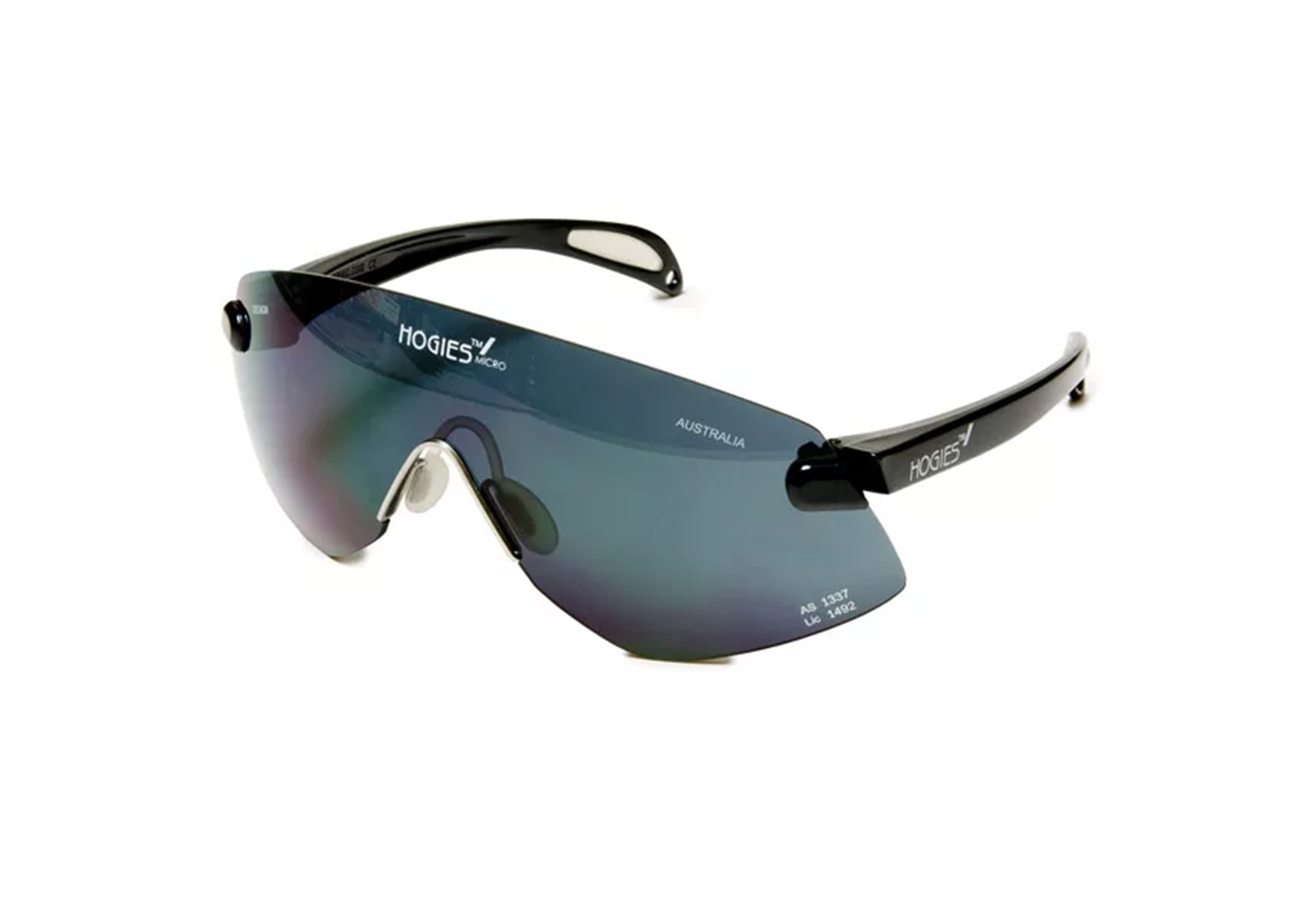Hager Outback Protective Eyewear with Tinted Lens and Black Frame thumbnail 2