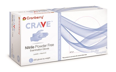 Crave Nitrile Exam Gloves Large Standard Ice Blue Non-Sterile thumbnail 12