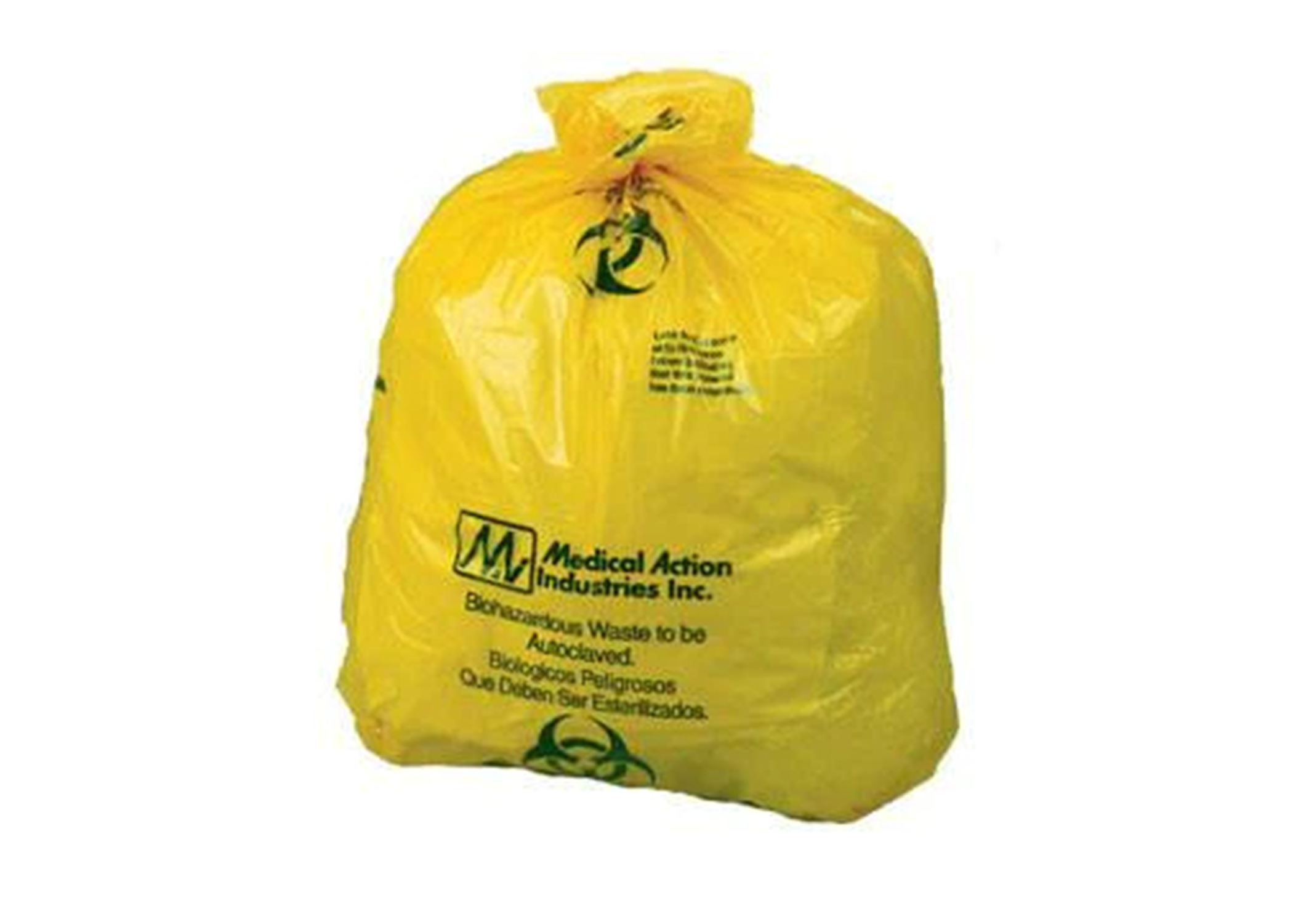 -Sure-Seal Infectious Linen Bag 31"x 41", Ylw (250 product image