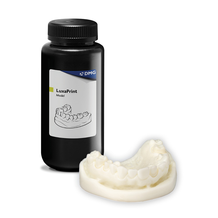 LuxaPrint Model 3D Printer Resin ivory, 500g bottle thumbnail 3