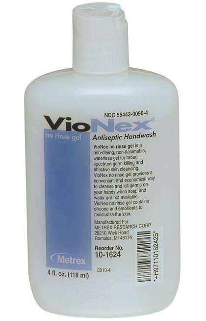 -Vionex No-Rinse Gel 4oz Fliptop Bottle product image