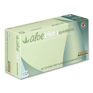 Aloepro SM/MED Synthetic PF Txt Green Gloves (100) thumbnail 2