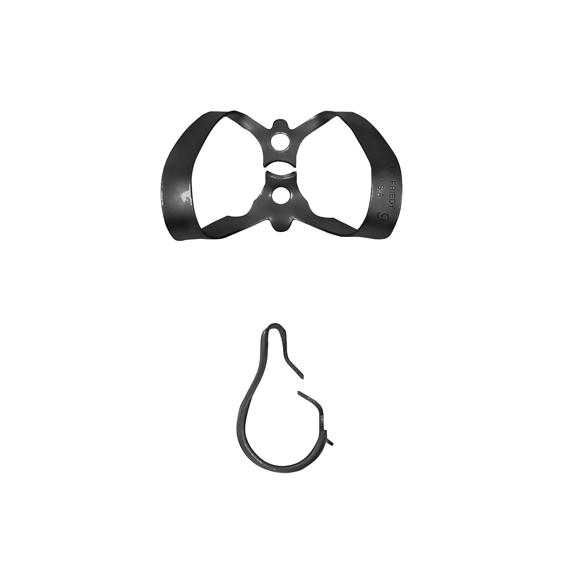 Black Line Rubber Dam Clamp Winged Size 9 Ea thumbnail 9