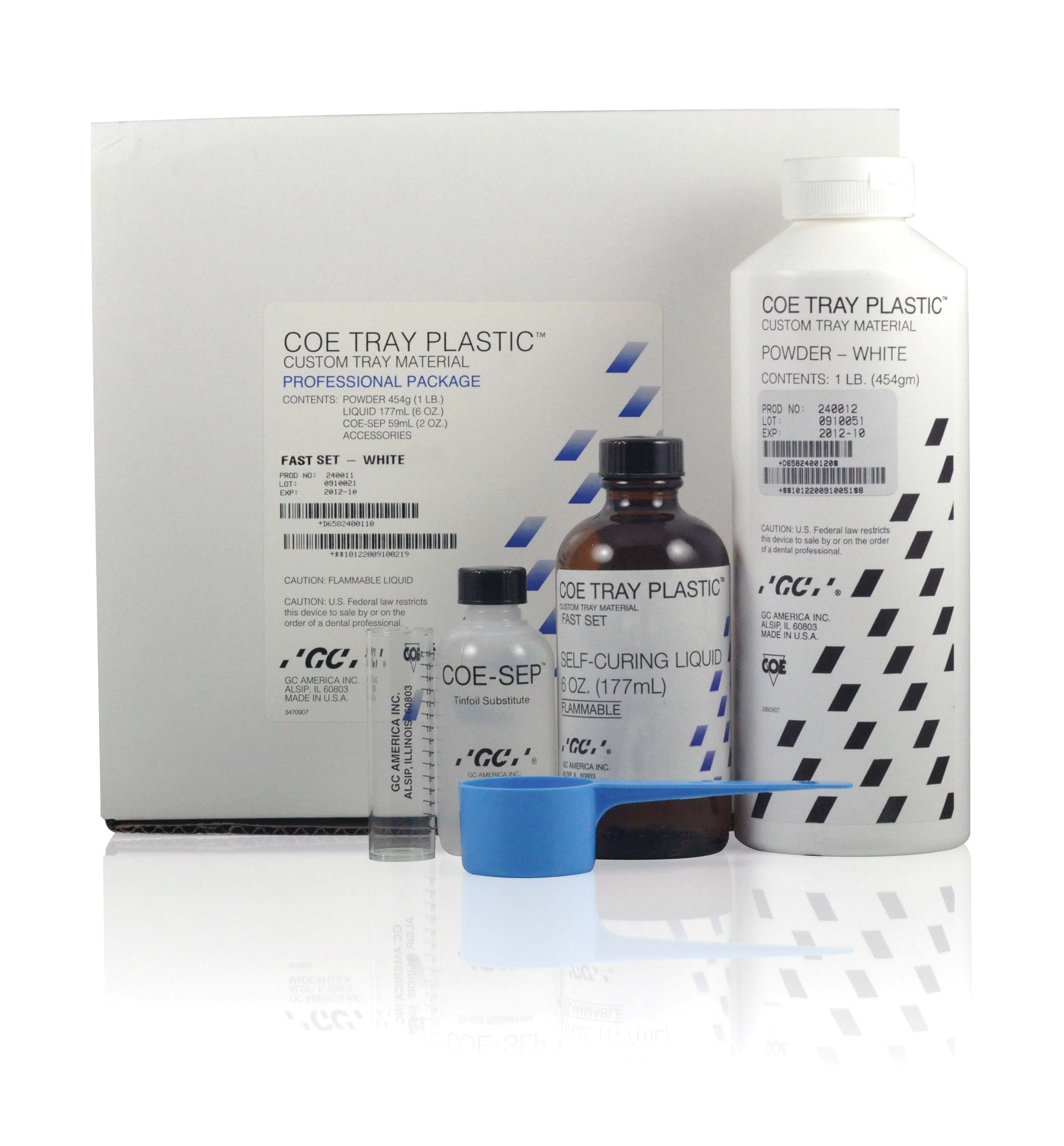 Tray Plastic Professional Regular Set White 1lb Box thumbnail 3