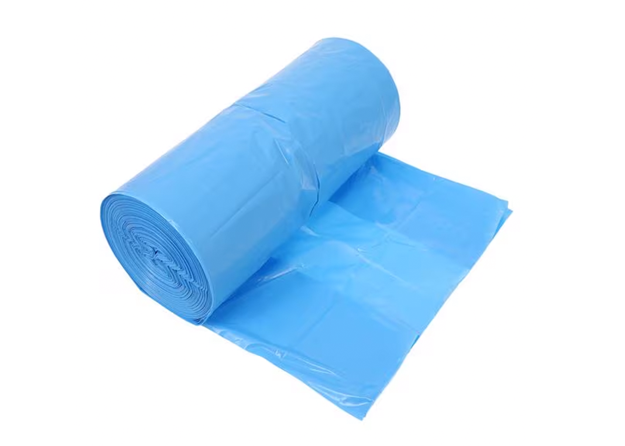 Patient Apron Plastic 26 in x 30 in Blue Disposable 100/RL image