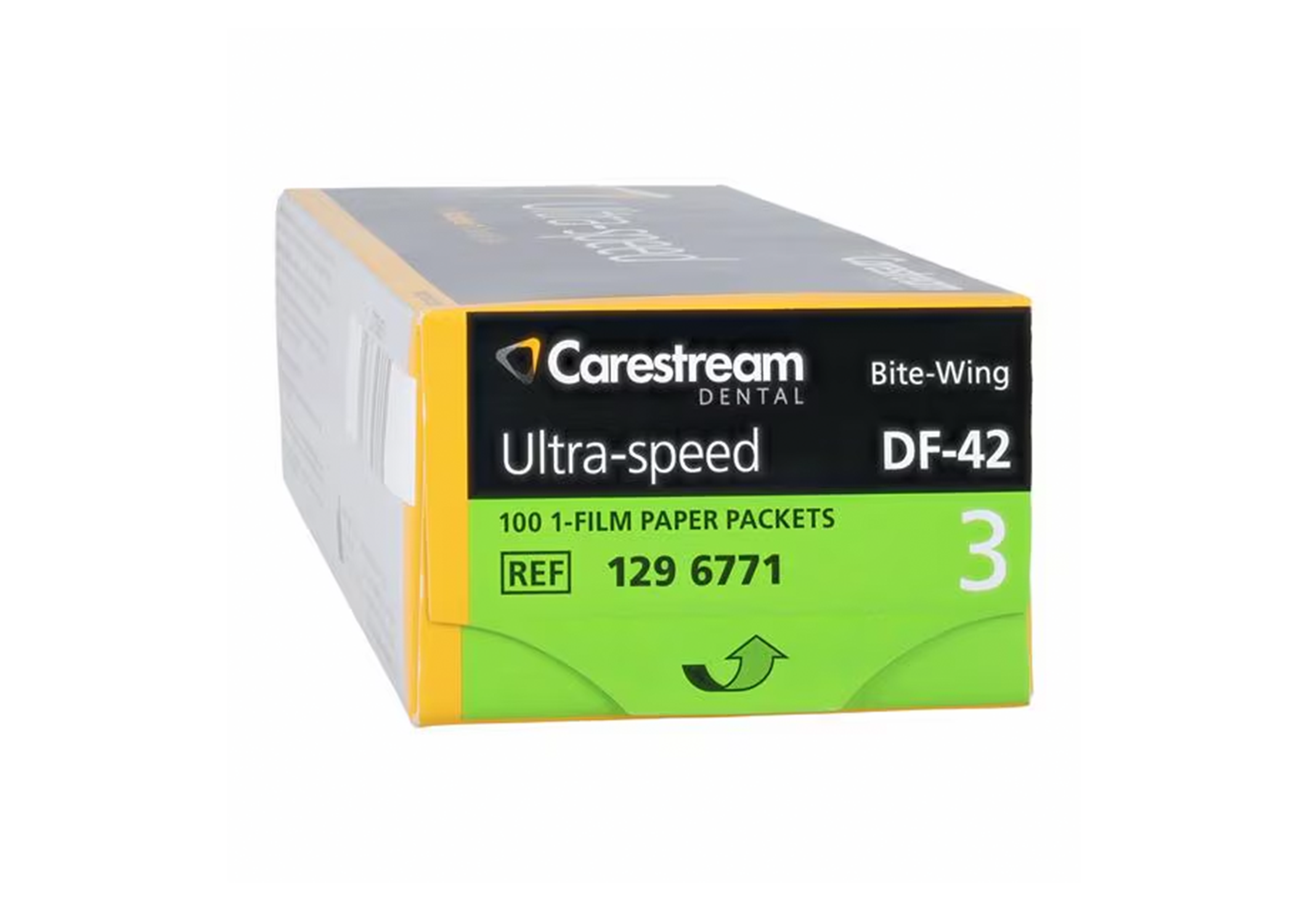Ultra-Speed Film DF-42 Paper, Posterior, Single Film, # 3, 100/Pk, 1296771 thumbnail 9