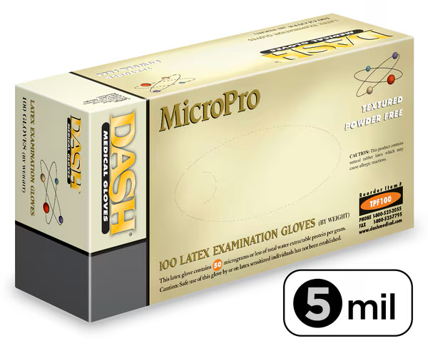 Micropro Latex Exam Gloves X-Large Natural Non-Sterile thumbnail 9