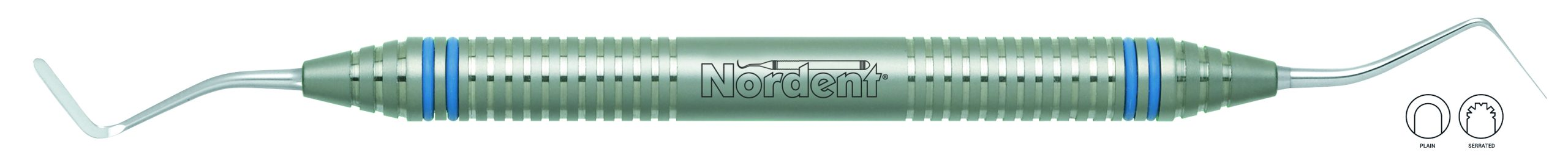 Nordent Cord Packing Instrument Size N122 Serrated 45 Degree Ea product image