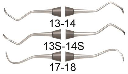Curette McCall Double End Size 13/14 DuraLite Round Stainless Steel Ea thumbnail 2