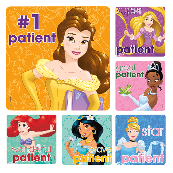 Stickers Princess Patient Assorted 100/Rl thumbnail 3
