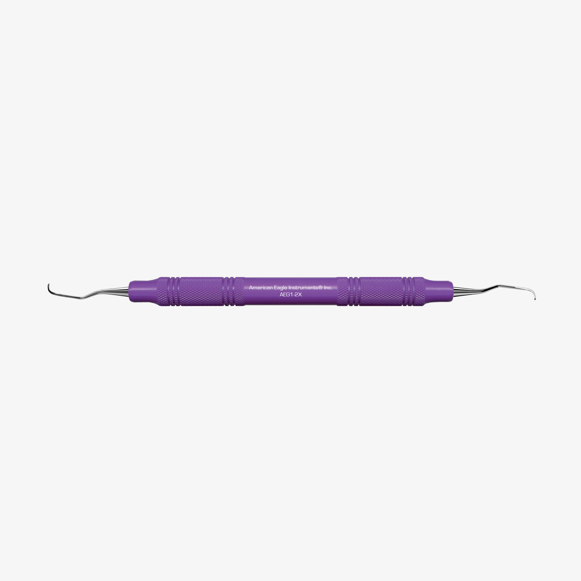 Gracey Curette, # 1-2, Anterior, EagleLite, Resin, 3/8", Purple, 1/Pk, AEG1-2X thumbnail 13