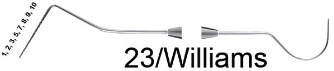 Expro DE #23/Williams Probe (color coded) Std Hdl - Expro DE #23/Williams Probe (color coded) Std Hdl - Image 1