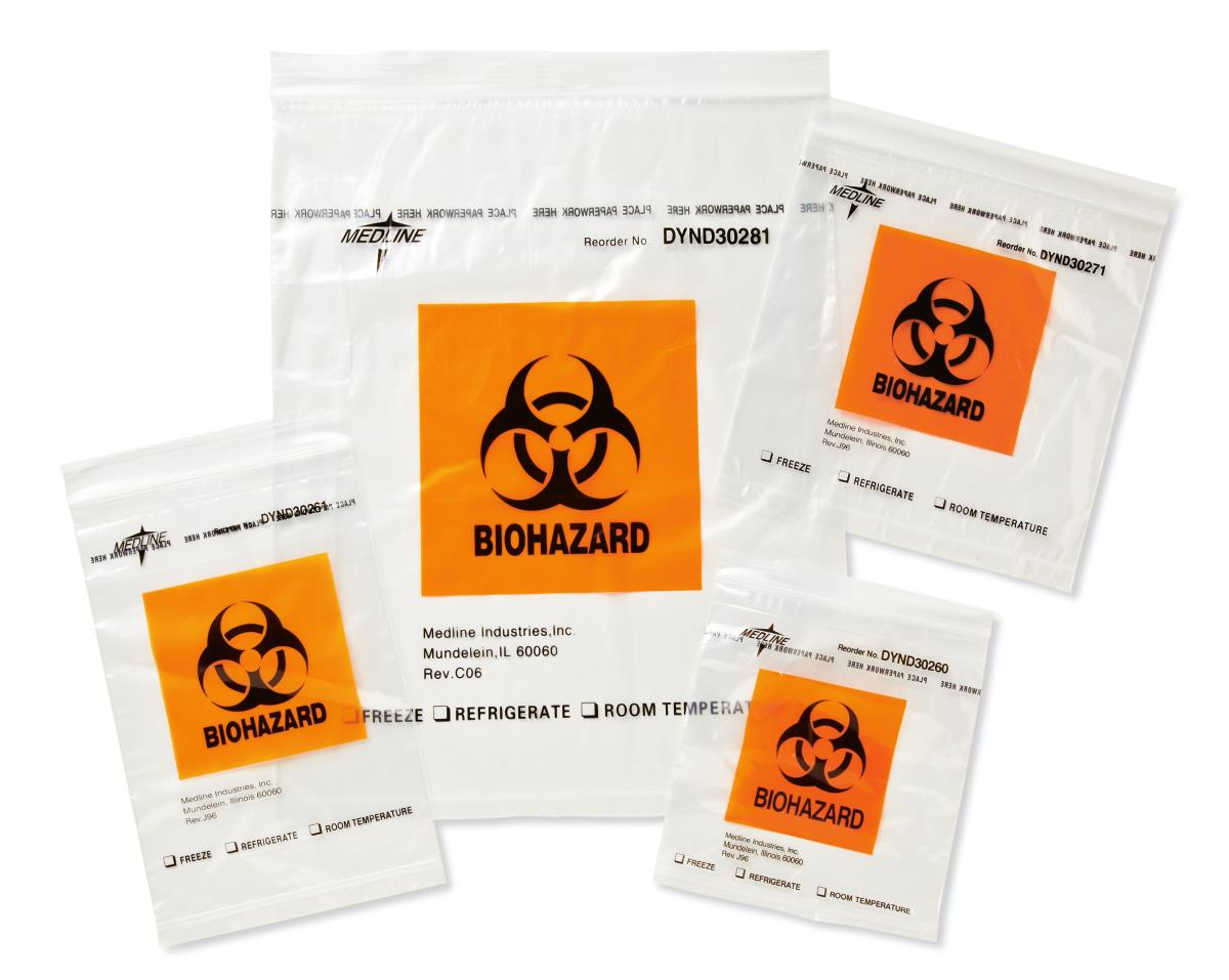 -Biohazard Specimen Bag 6"x 9" Zip Style (1000) product image