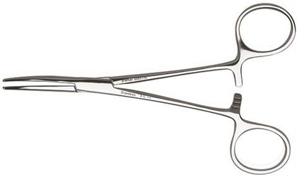 Hemostat, Curved, Stainless Steel, 5-1/2", 1/Pk, 9065129 thumbnail 7
