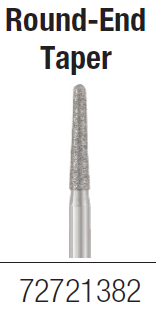 856-016F FG Rd End Taper Diamond - Sterile (25) - 856-016F FG Rd End Taper Diamond - Sterile (25) - Image 1
