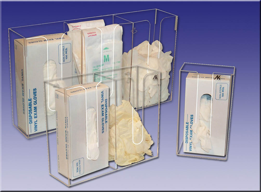 Glove Dispenser Clear 2-Compartment, One Size Fits All product image
