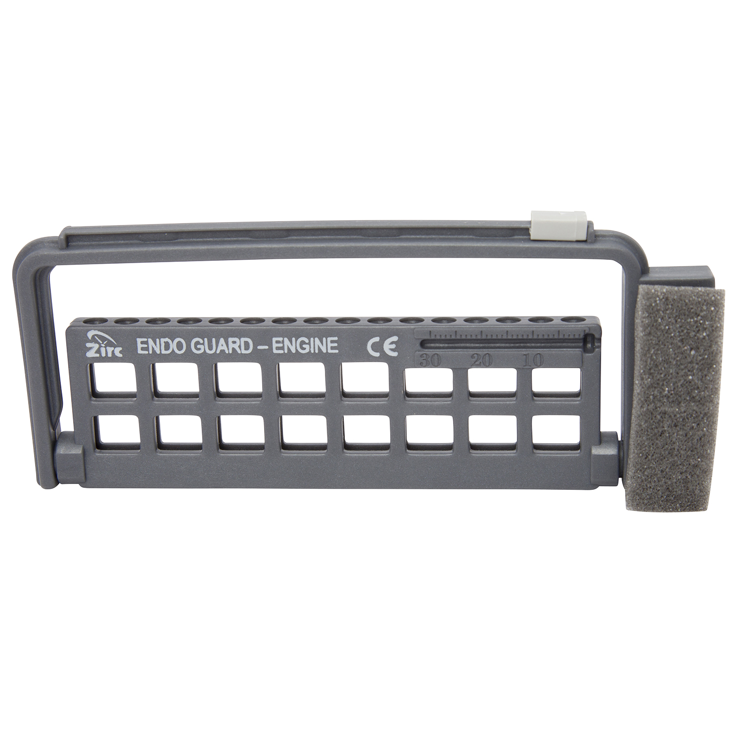 Steri-Endo Guard, 16-Hole, for Engine and Hand Files, 5 3/8" x 3/8" x 2 3/16", Gray, 1/Pk, 50Z452I thumbnail 9