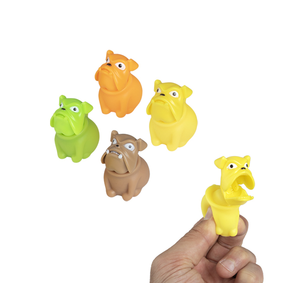 Toy Popping Head Bulldog Assorted Colors 24/Pk product image