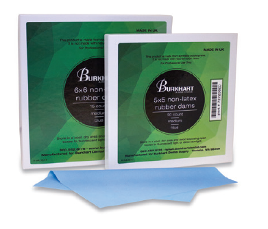 Rubber Dam 5"x 5" Medium Non-Latex, Blue (20) - Rubber Dam 5"x 5" Medium Non-Latex, Blue (20) - Image 1