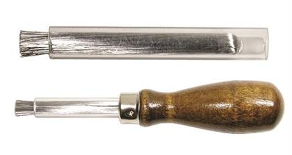 Bur Cleaning Brush Stainless Steel Bristles With Wood Handle Ea thumbnail 7