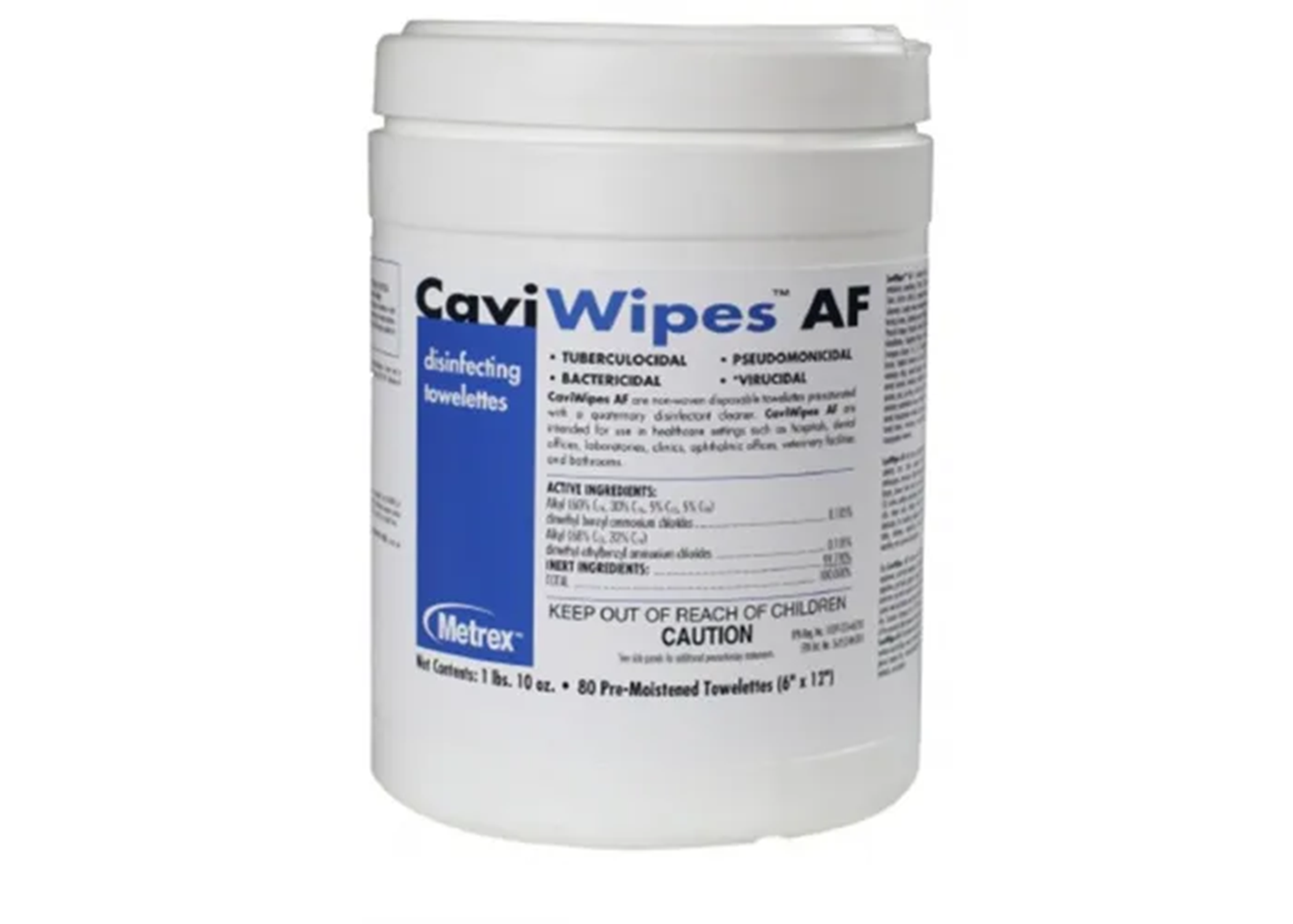 -CaviWipes AF Towelettes 6" x 12" (Can of 80) thumbnail 2
