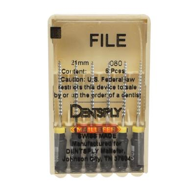 Hand K-File 21 mm Size 80 Stainless Steel Black 6/Pk thumbnail 11