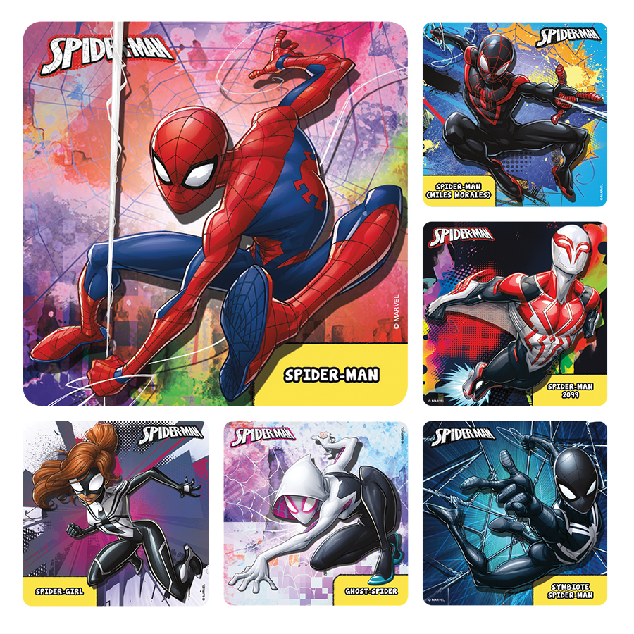 Stickers Kids Spider-Man Multiverse 100/Rl thumbnail 2