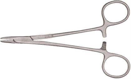 Hegar-Baumgartner 5.25" Needle Holder Prem - Hegar-Baumgartner 5.25" Needle Holder Prem - Image 1