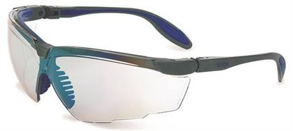 -GENESIS X2 NAVY/SILVER CLEAR LENS GLASSES - -GENESIS X2 NAVY/SILVER CLEAR LENS GLASSES - Image 1