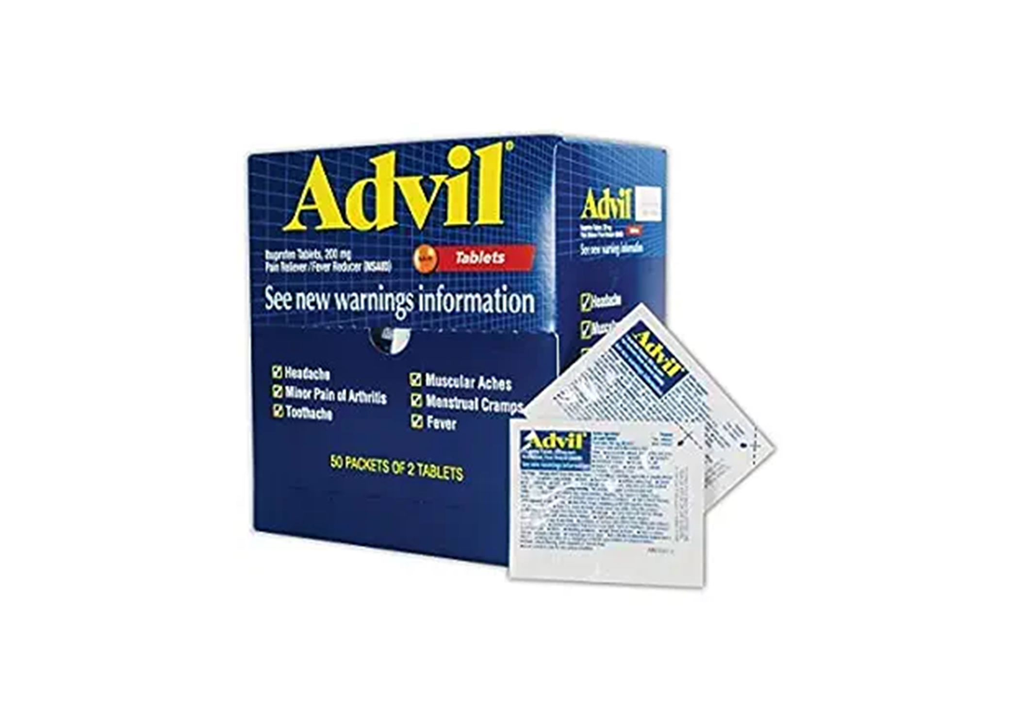 Advil Tablet 200mg (50pks of 2) product image