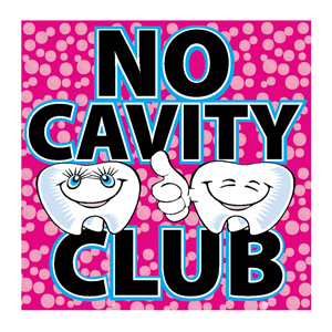 Stickers No Cavity Club 2 Teeth 100/Rl thumbnail 2