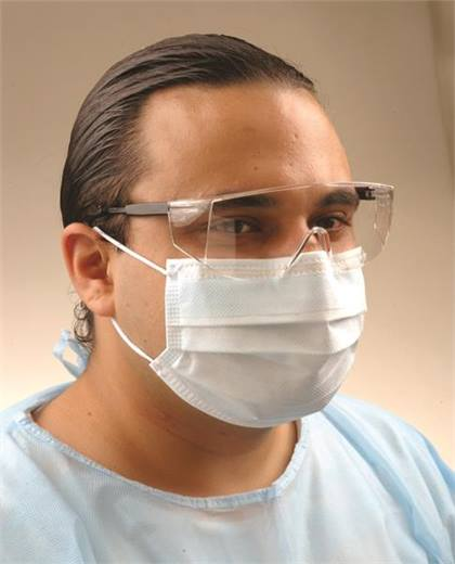 Ultra Sensitive FogFree Earloop, with Shield, White, 25/Box, GCPWSSF thumbnail 10