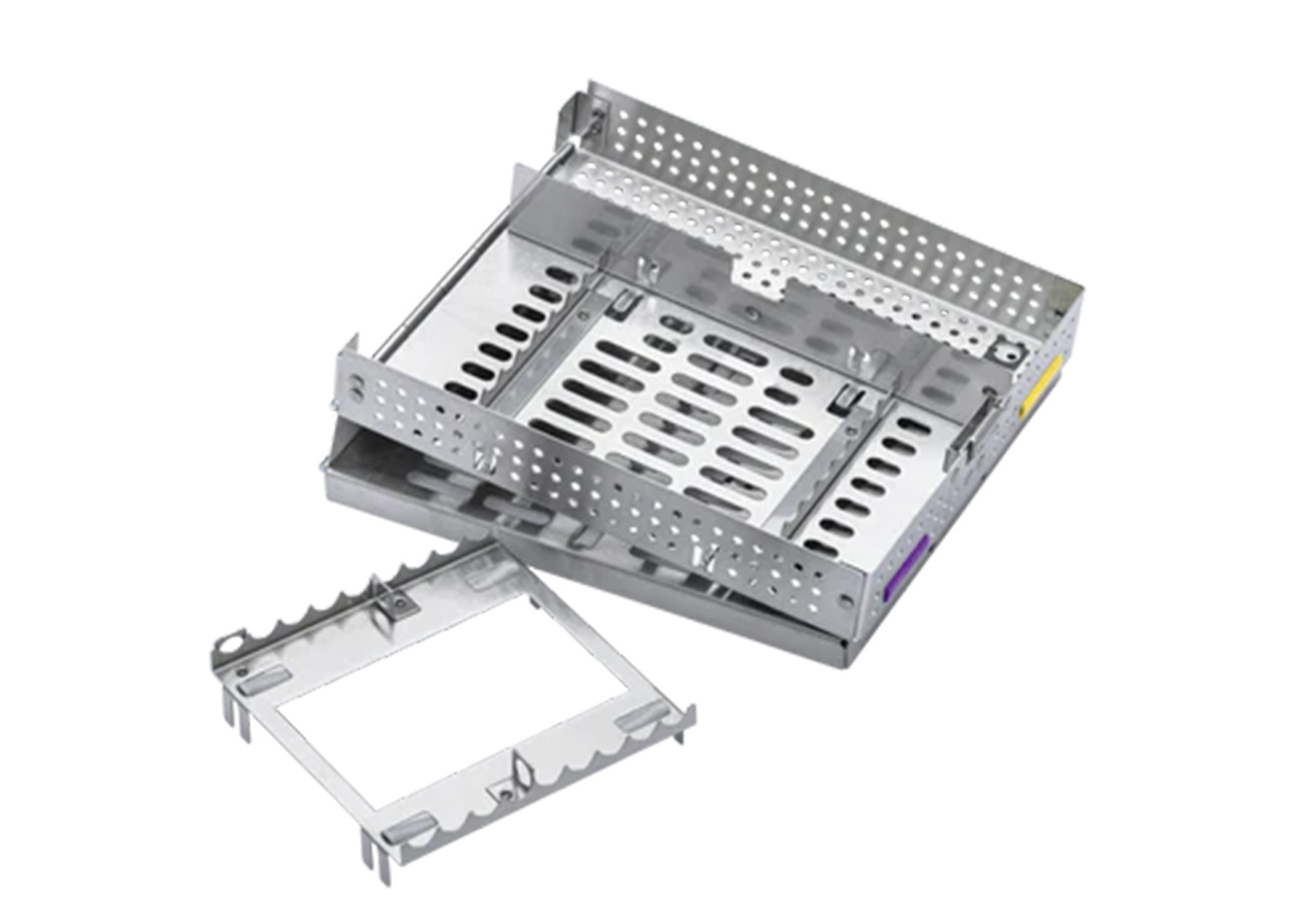 Flip-Top Cassette D Silver 18 Instruments Ea thumbnail 3