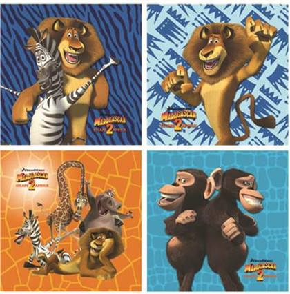 -MADAGASCAR 2 STICKER ROLL (75) product image