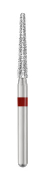 Solo Diamond Single Use Burs, FG, Round End Taper, # 1116.10, 1.6 mm, Fine, Red, 25/Pk, 850016F image