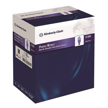Purple Nitrile Sterile Pairs Exam Gloves, Powder-Free, Small, 50/Box, 55091 thumbnail 12