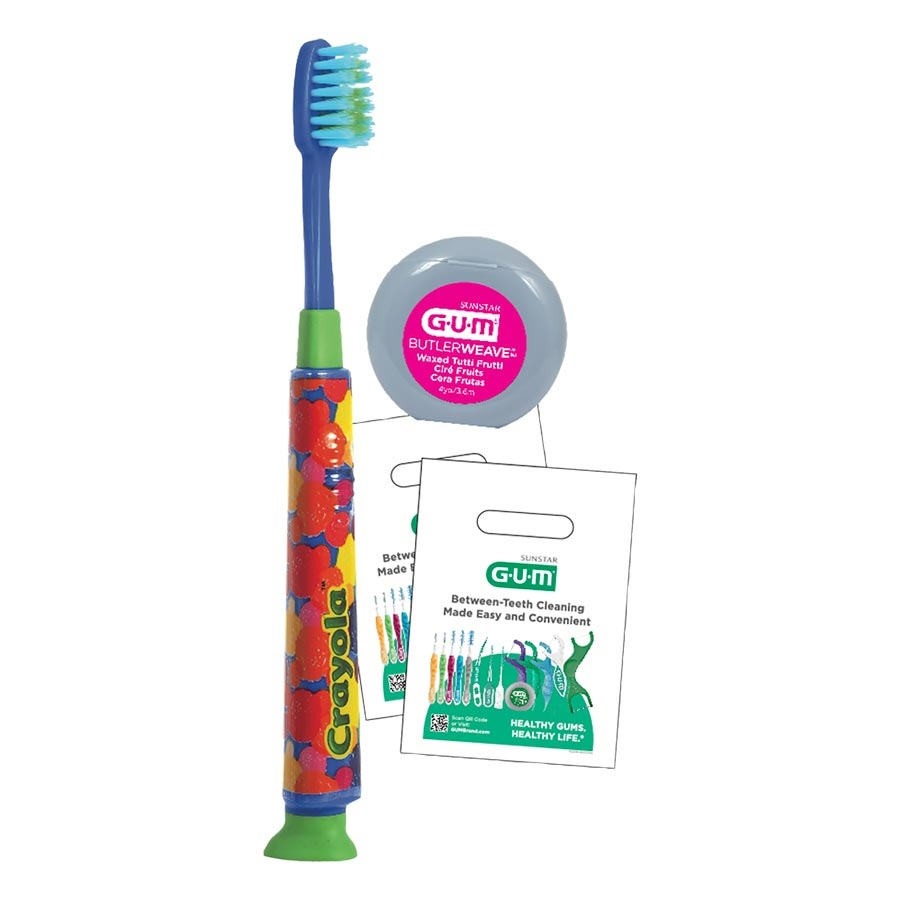 GUM Crayola Deep Clean Toothbrush 3+ Years Bundle 144/Bx thumbnail 11