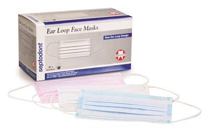 Earloop Masks Pink, ASTM 2100 (50) - Earloop Masks Pink, ASTM 2100 (50) - Image 1