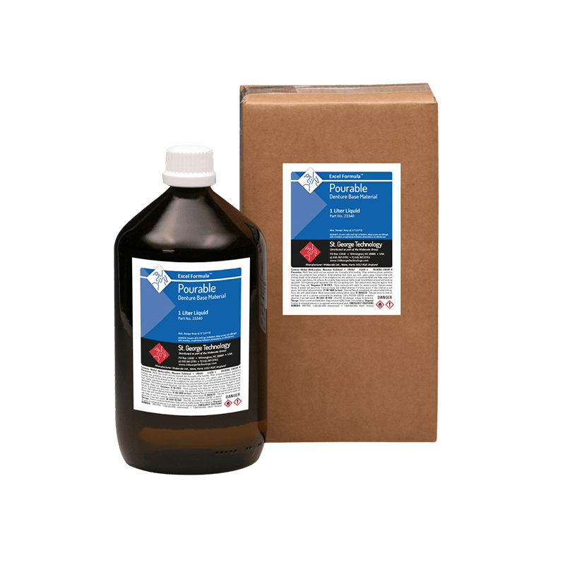 Excel Formula Denture Resin Pourable Base Auto-Cure 1Ltr/Bt thumbnail 7