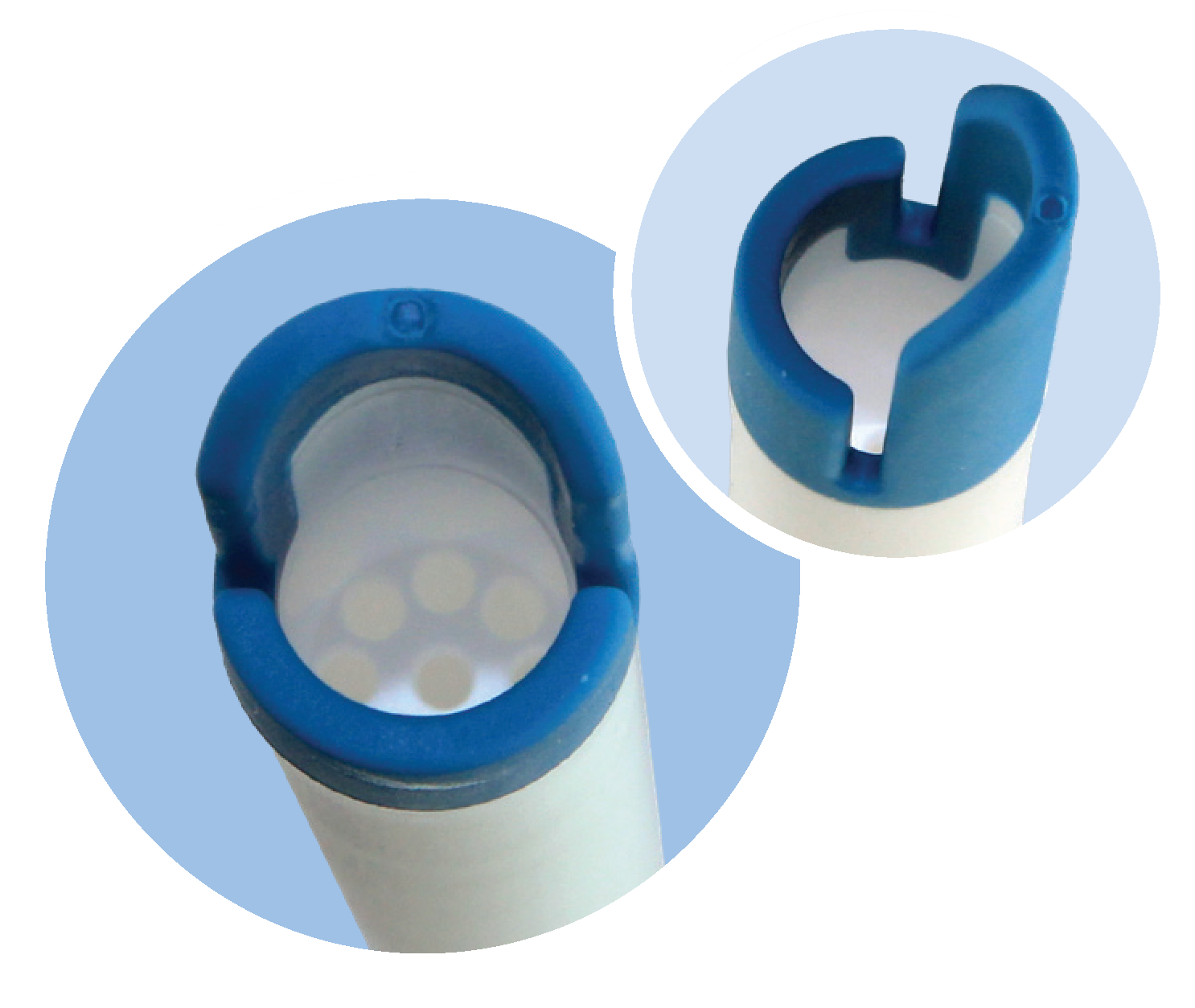 Safe-Vac HVE Tips Vented Blue Soft/Rigid Cushioned Tips 50/Bg thumbnail 11