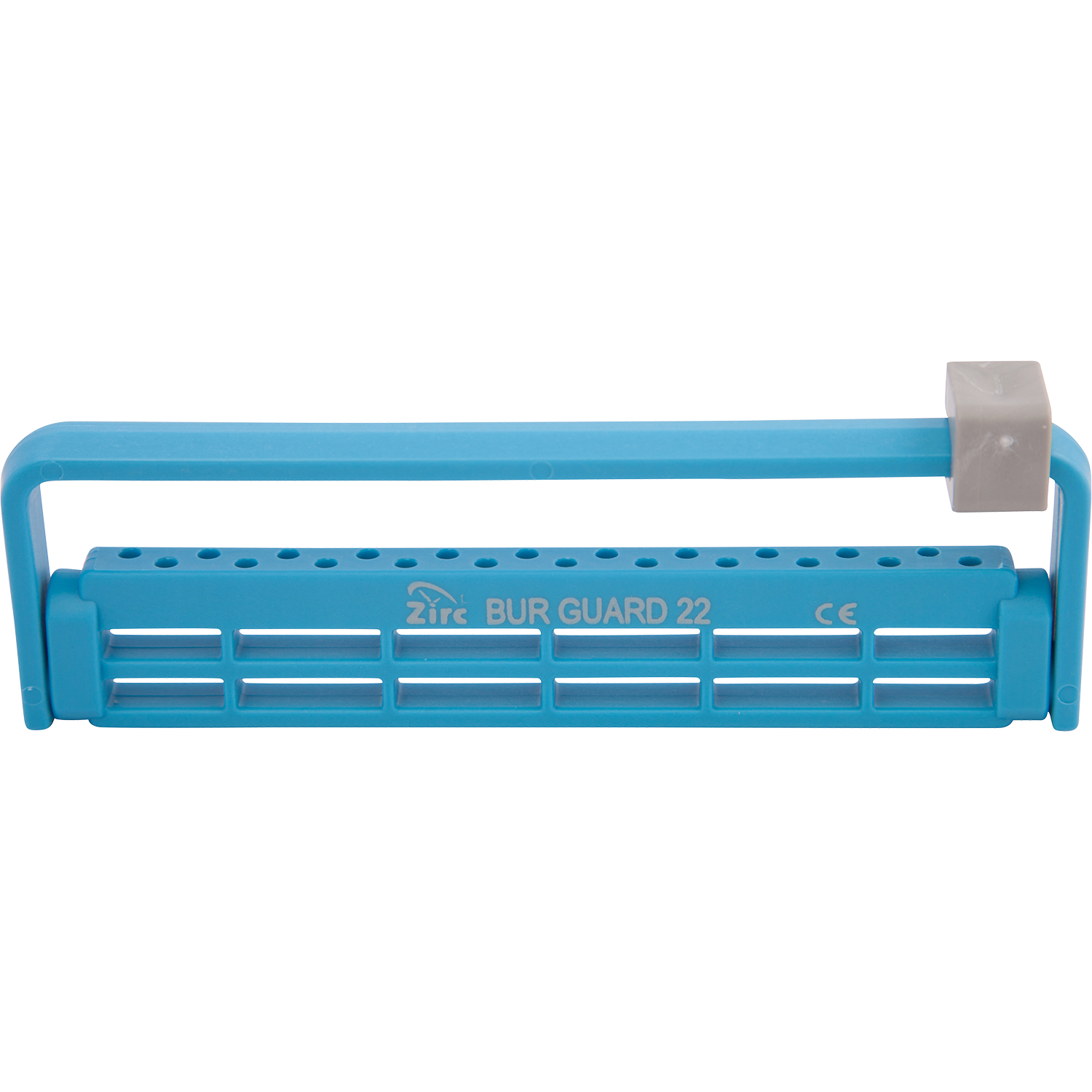 Steri-Bur Guard Bur Block Antimicrobial Microban 22 Hole Neon Blue Dtchbl Lid Ea thumbnail 6