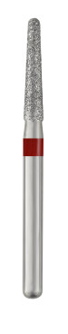 Piranha Diamond Single-Use Burs, FG, Round End Taper, # 856-016, 1.6 mm, Fine, Red, 25/Pk, 856-016F image