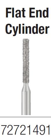 837-012C FG Flat End Cylinder Diamond - Sterile(25 - 837-012C FG Flat End Cylinder Diamond - Sterile(25 - Image 1