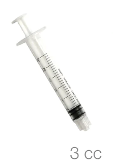 3cc Luer Lock Syringe (100) thumbnail 2